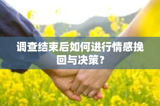 调查结束后如何进行情感挽回与决策？