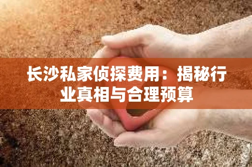 长沙私家侦探费用：揭秘行业真相与合理预算