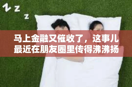 马上金融又催收了，这事儿最近在朋友圈里传得沸沸扬扬。说实话，我也有点好奇，这马上金融到底是怎么回事？催收又是怎么一回事？今天，我就来跟大家聊聊这个话题。