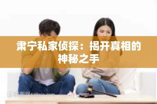肃宁私家侦探：揭开真相的神秘之手