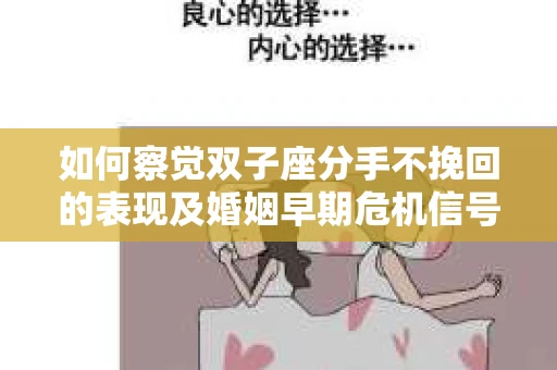 如何察觉双子座分手不挽回的表现及婚姻早期危机信号？