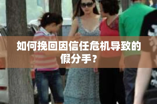 如何挽回因信任危机导致的假分手? 如何挽回因信任危机导致的假分手?