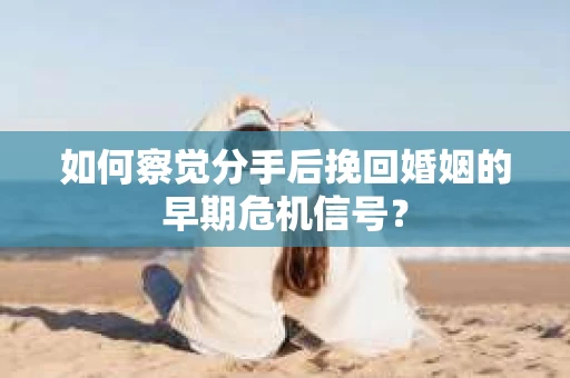 如何察觉分手后挽回婚姻的早期危机信号？